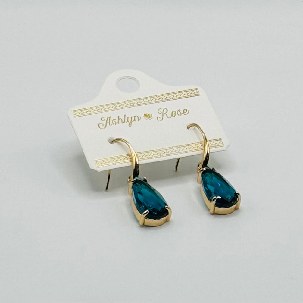 Jewelry By Southern Grace - Hadlee Drop Teal Earrings