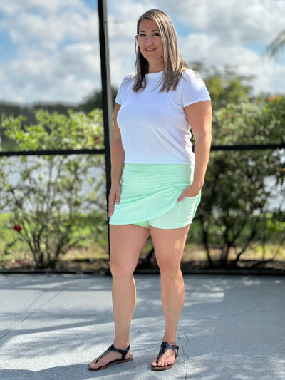 It's Your Serve Skort In Mint