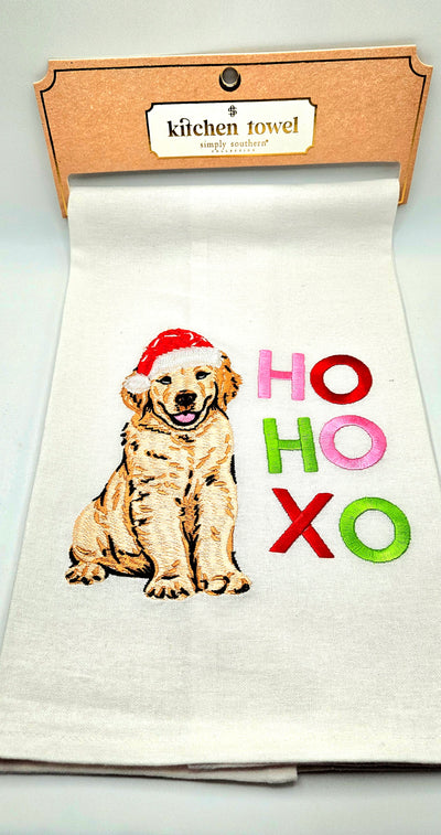 Holiday Home Gifts & Accessories By Simply Southern - Kitchen Towels / Ho Ho XO