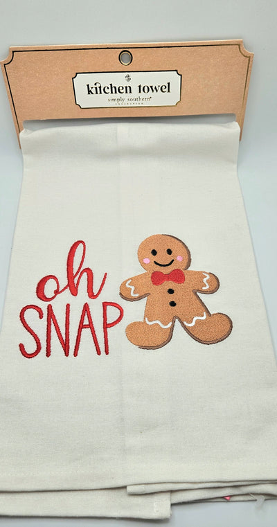 Holiday Home Gifts & Accessories By Simply Southern - Kitchen Towels / Oh Snap