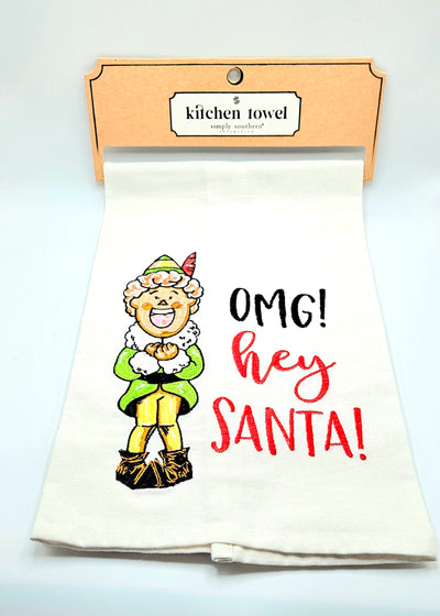 Holiday Home Gifts & Accessories By Simply Southern - Kitchen Towels / OMG! Hey Santa