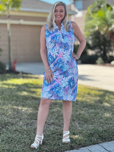 The Julia Dress By Simply Southern - Reef