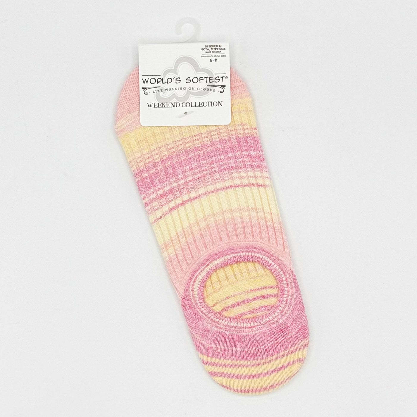 World's Softest Sock Weekend Collection - Pink Lemonade - Low