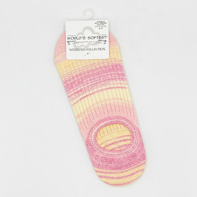 World's Softest Sock Weekend Collection - Pink Lemonade - Low