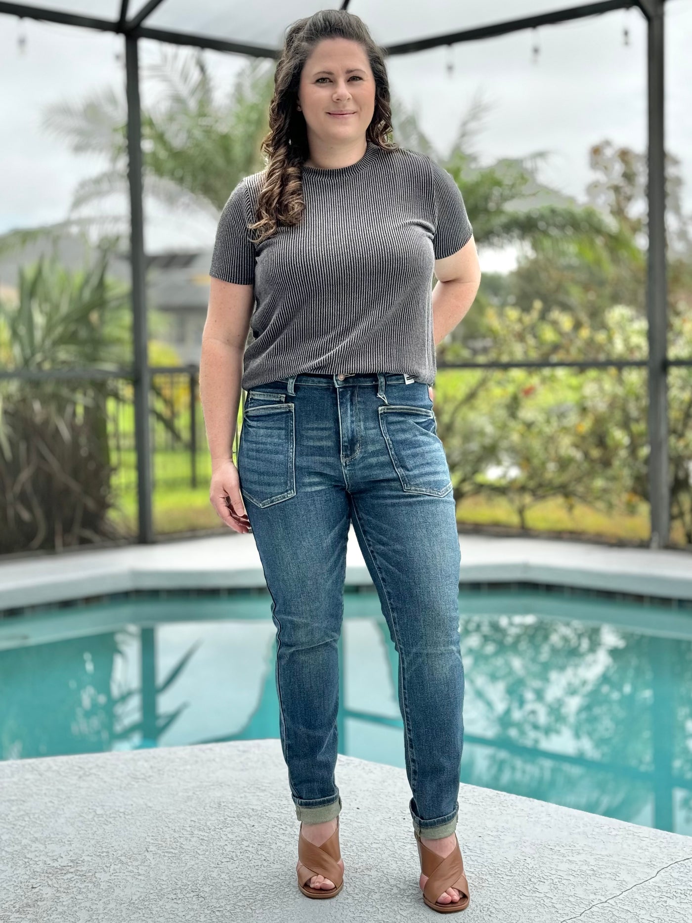 Pocket Full Of Sunshine Relaxed Fit Jeans By Judy Blue