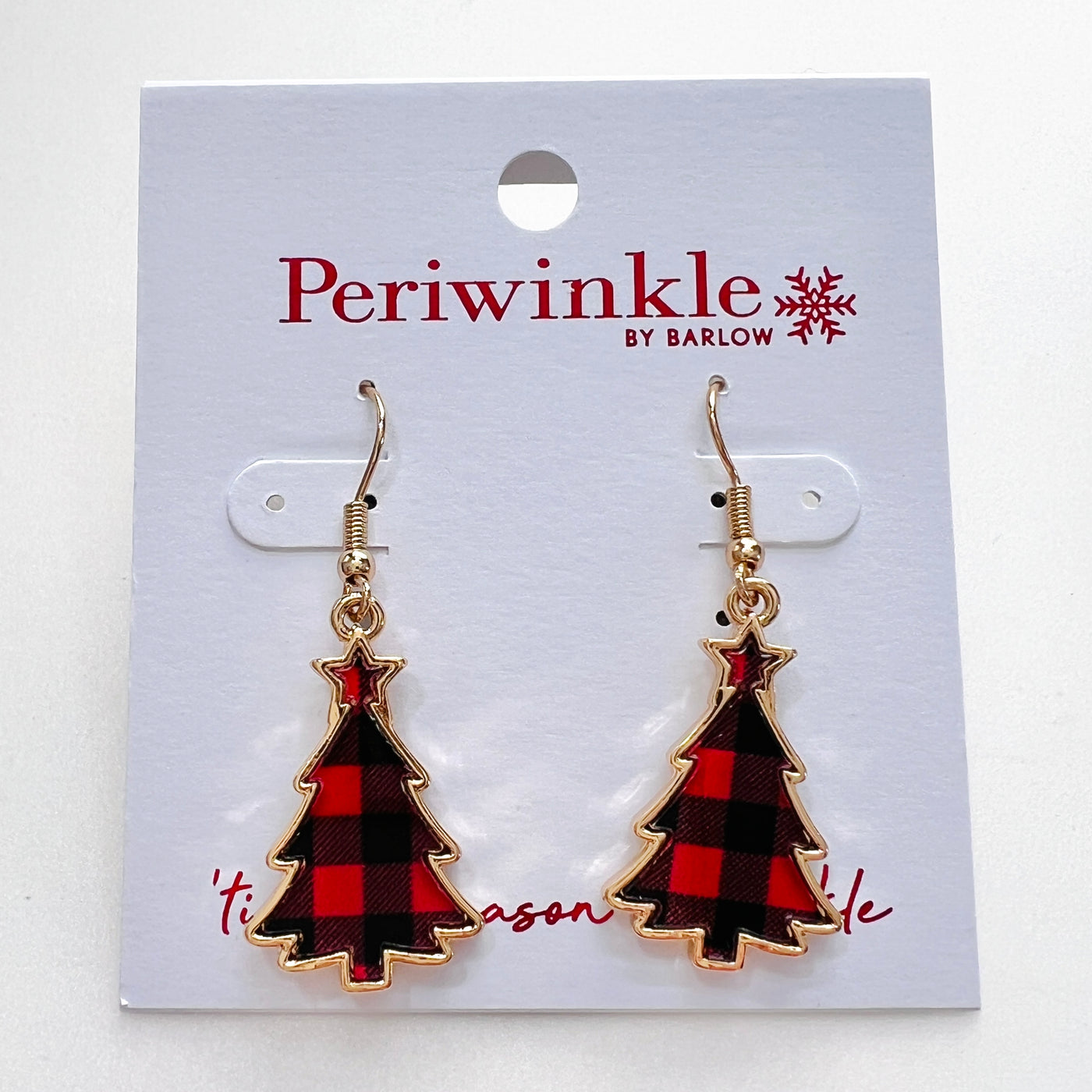 Holiday Collection by Periwinkle - Red Plaid Tree