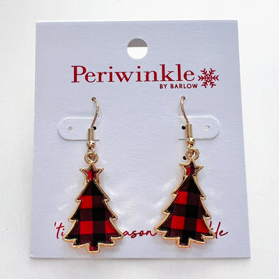 Holiday Collection by Periwinkle - Red Plaid Tree