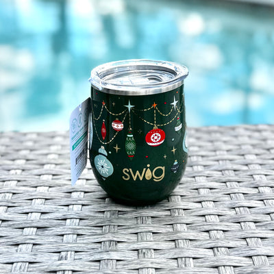 Swig Life Holiday Collection - Deck The Halls Stemless Wine Cup