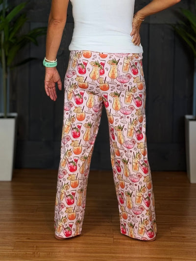 Sleepwear Two By Amanda Blu - Pink Daq Pants