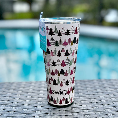 Swig Life Holiday Collection - Tinseled Trees Tumbler (32oz)