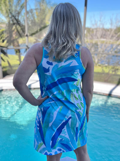 Tank Dress In Painted Pineapple By Capelton Road
