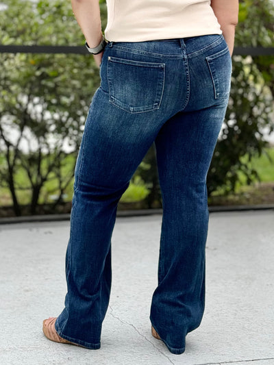 Control Your Destiny Tummy Control Straight Jeans By Judy Blue