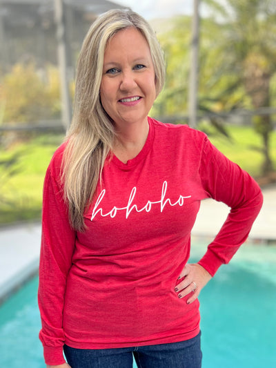 Holiday Family Loungewear By The Royal Standard - HoHoHo - Women's Long Sleeve