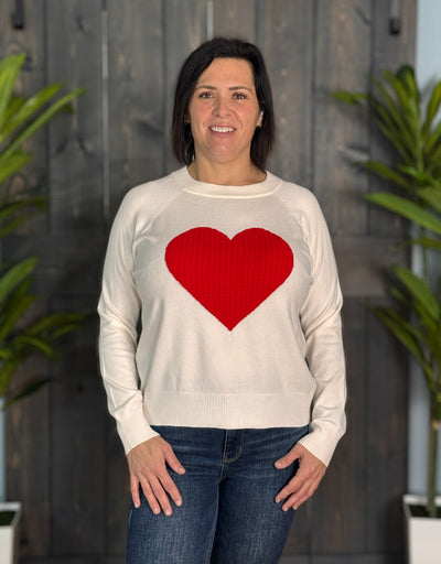 Cable To My Heart Sweater