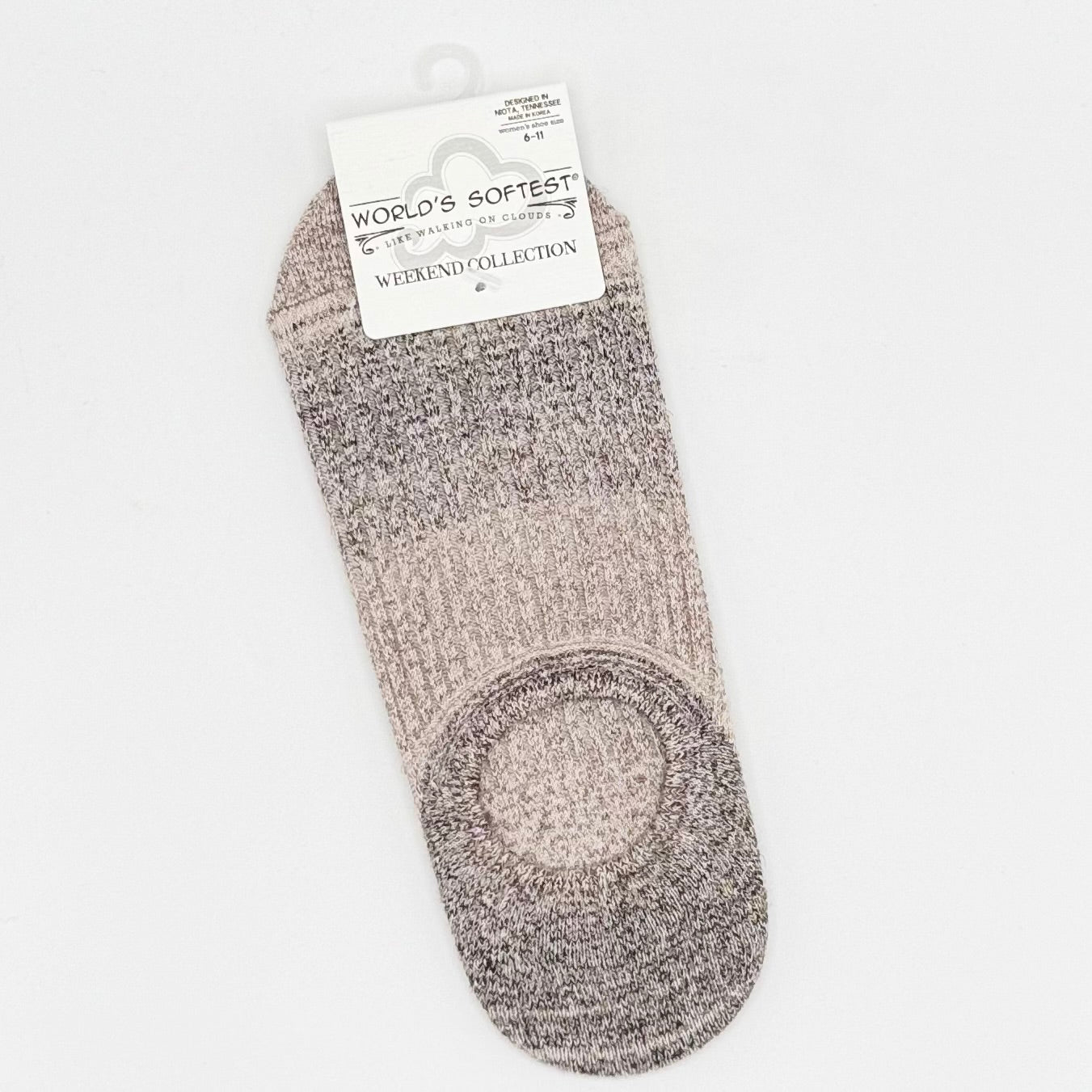 World's Softest Sock Weekend Collection - Walnut - Low