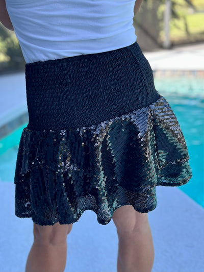 Sparkle Through The Holidays Skirt By Simply Southern