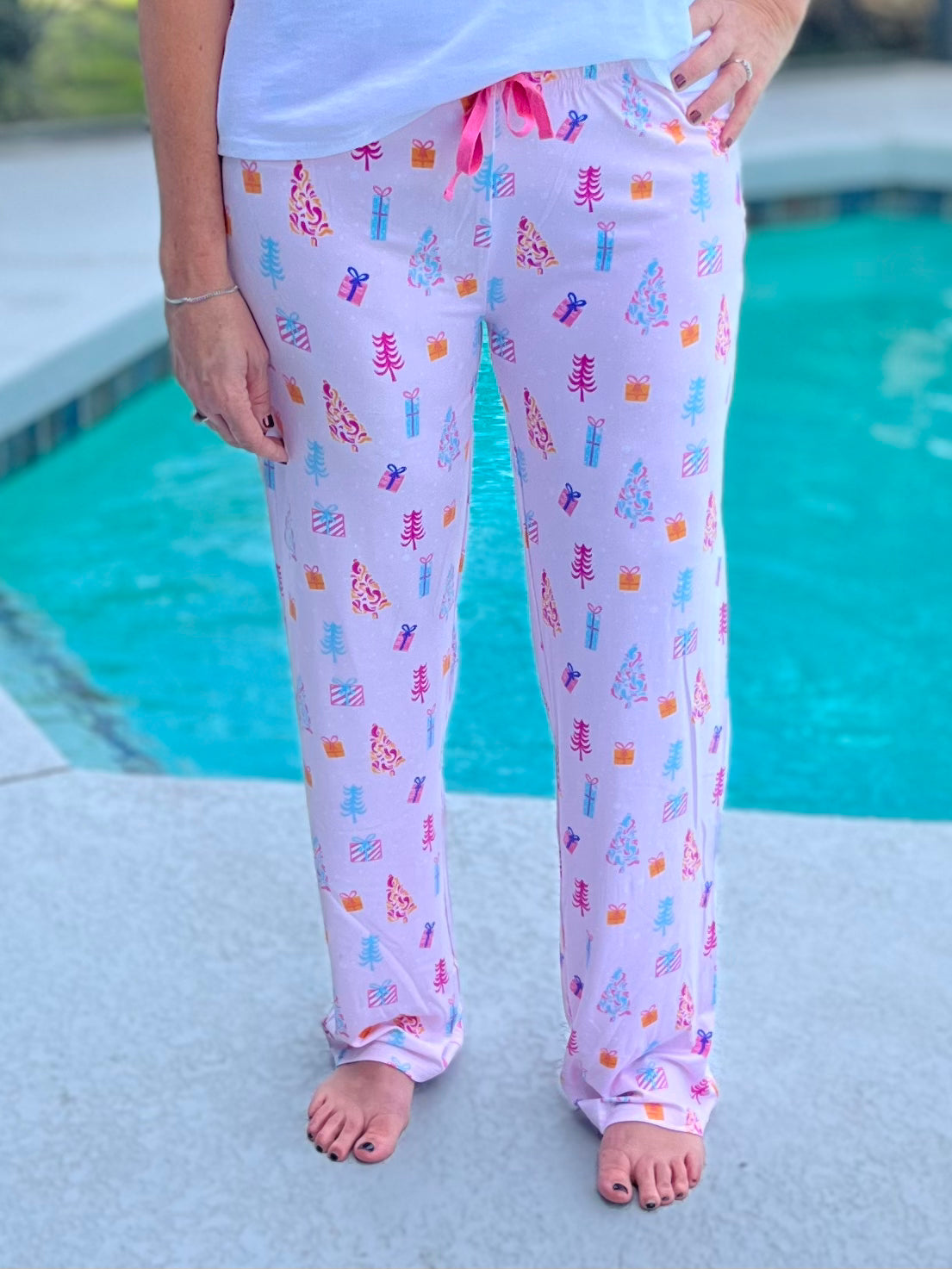 Holiday Family Loungewear By The Royal Standard - Twinkle Tree - Women's Sleep Pants