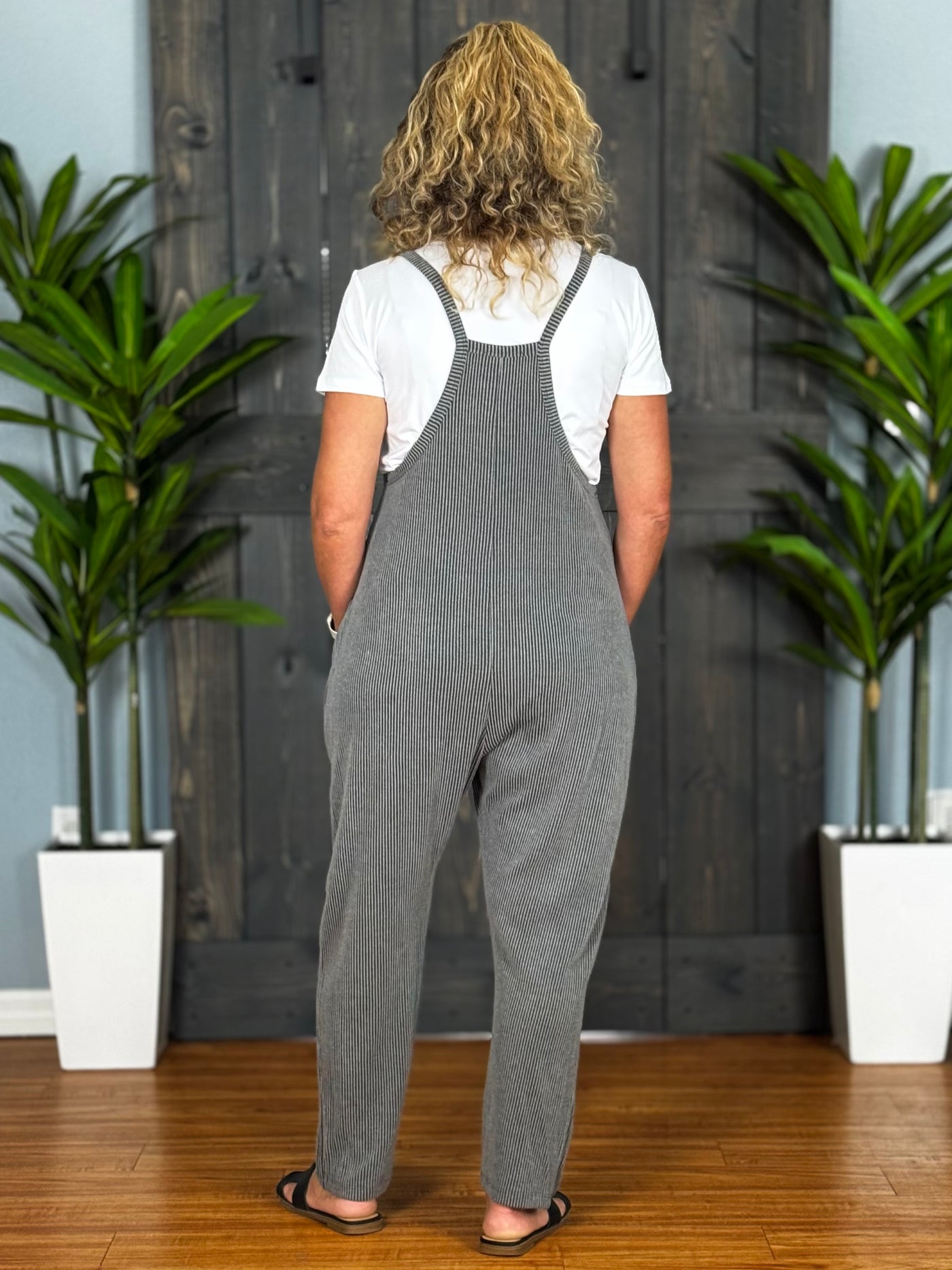 Casually Cool Jumpsuit - Charcoal