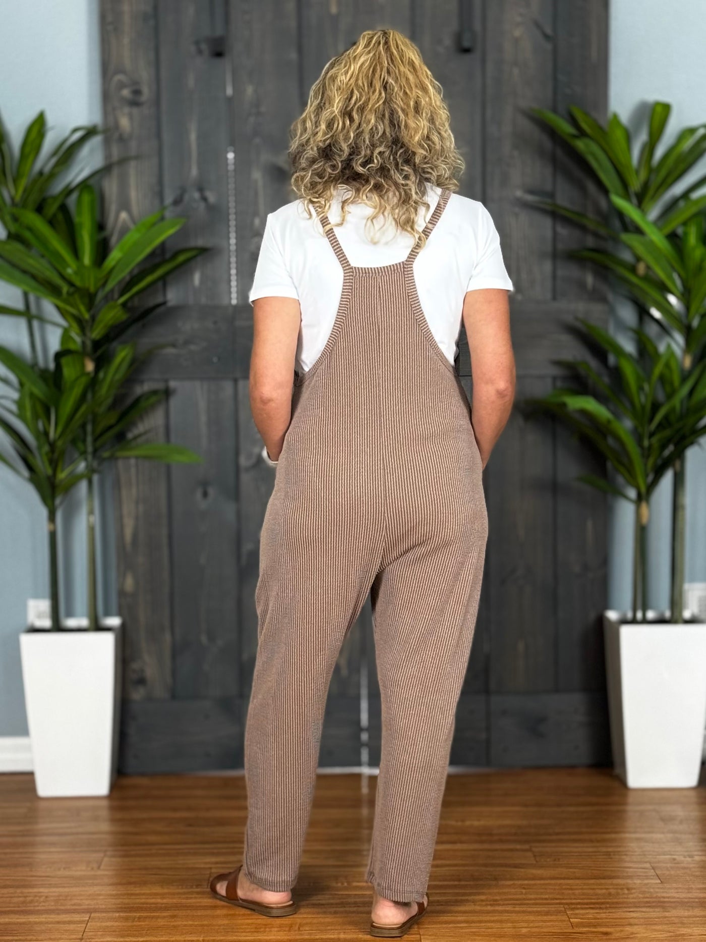 Casually Cool Jumpsuit - Mocha