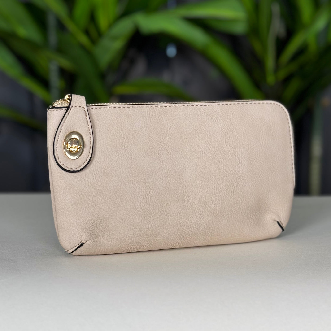 The Kendall Wristlet - Light Beige