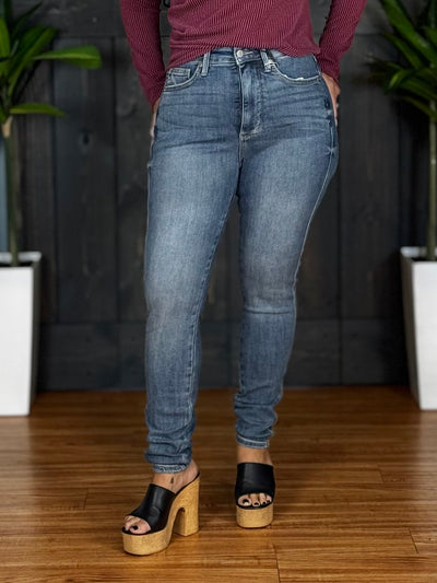 Basically Perfect Tummy Control Skinny Jeans By Judy Blue