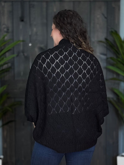 Willow Convertible Shrug - Black