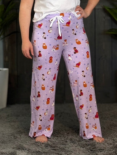 Sleepwear Two By Amanda Blu - Cattitude Pants