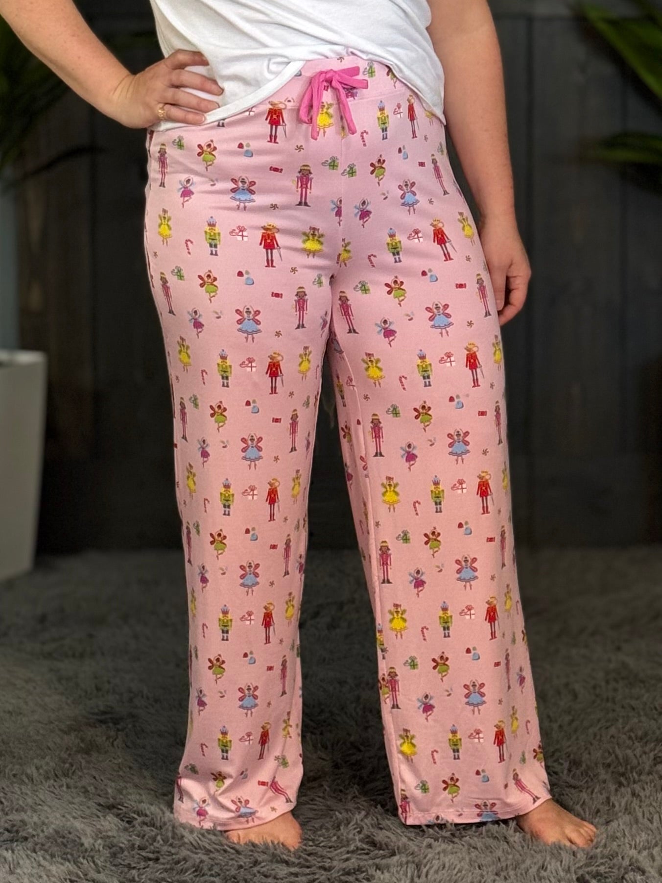 Holiday Lounge Wear By Amanda Blu - Sugar Plum Fairy Pants