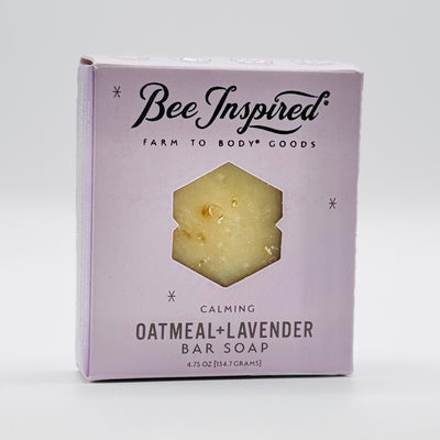 Skin Essentials By Bee Inspired - Oatmeal + Lavender Bar Soap