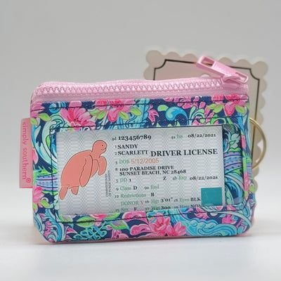 Purses & Wallets By Simply Southern - Key Ring ID Wallet - Wildflower