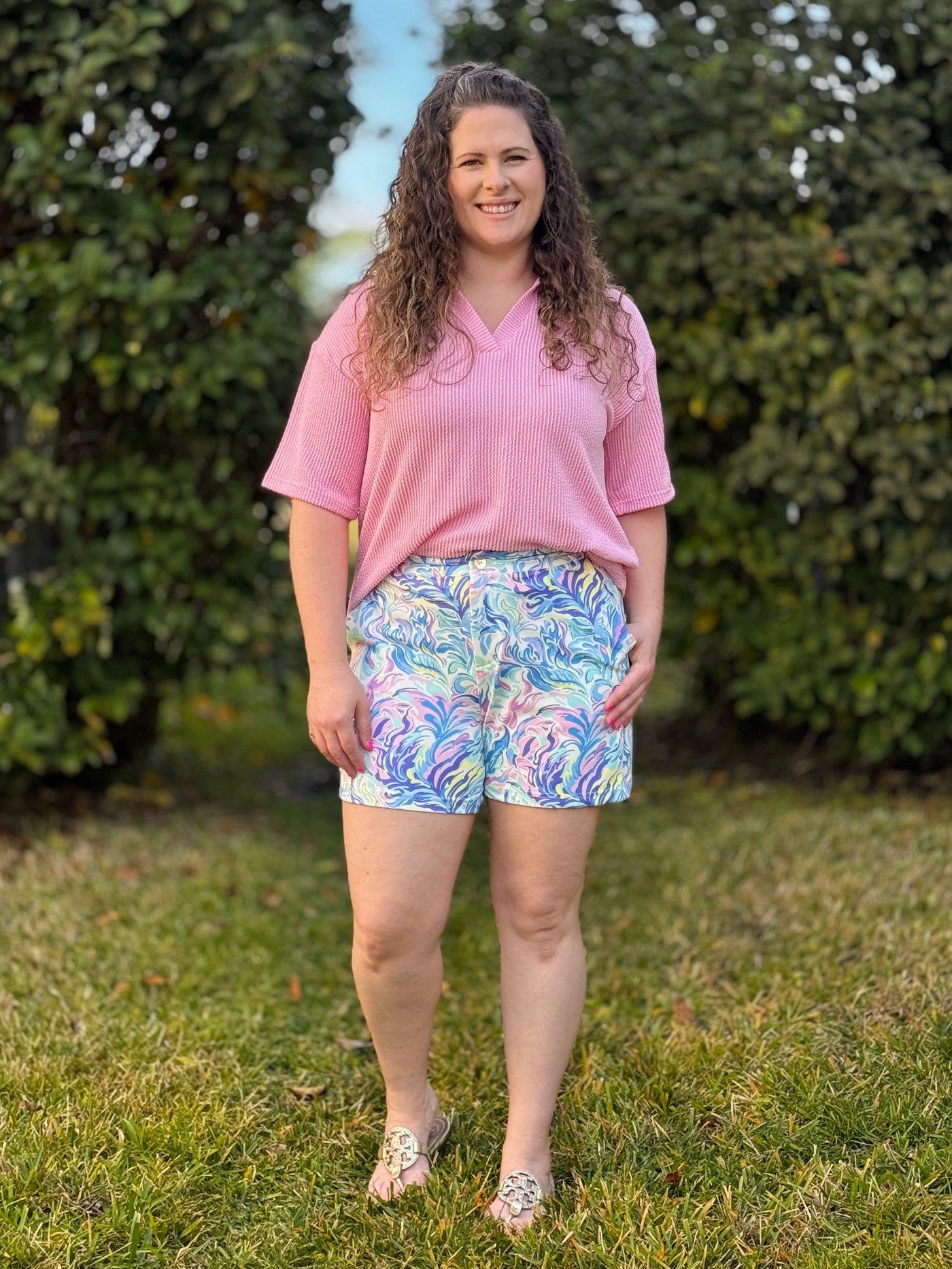 The Kendra Short By Simply Southern - Watercolor