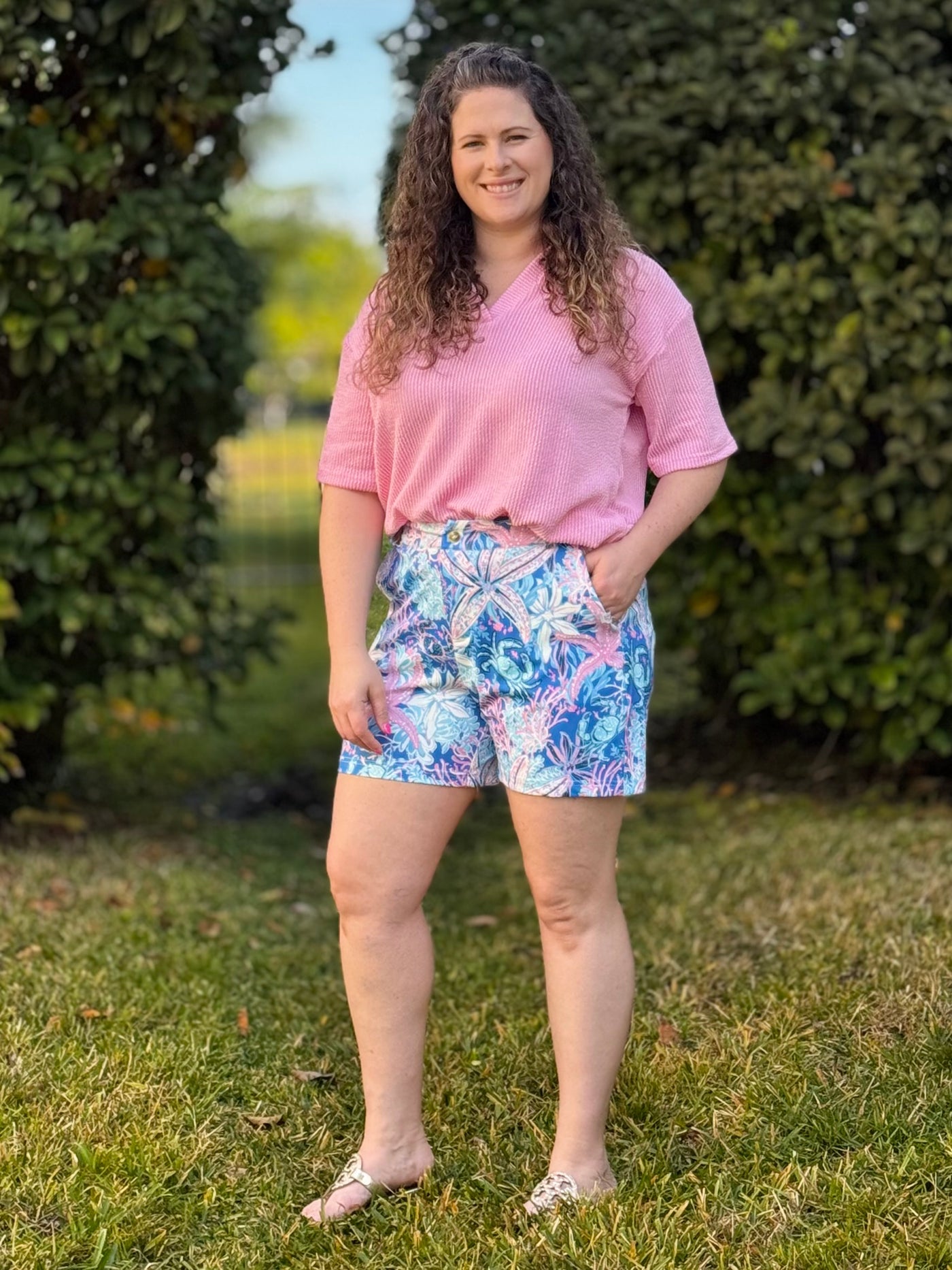 The Kendra Short By Simply Southern - Reef