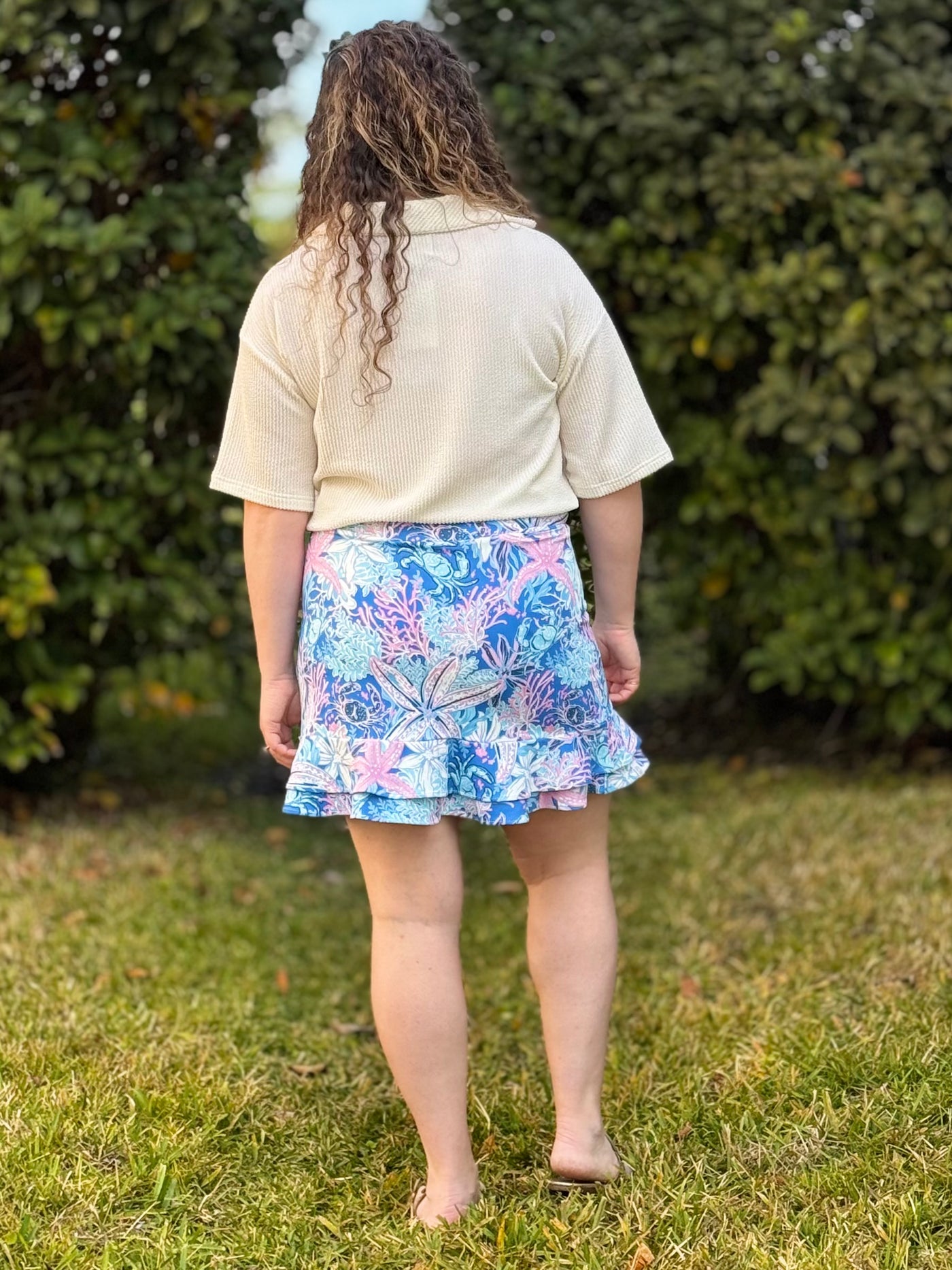 The Clara Skort By Simply Southern - Reef