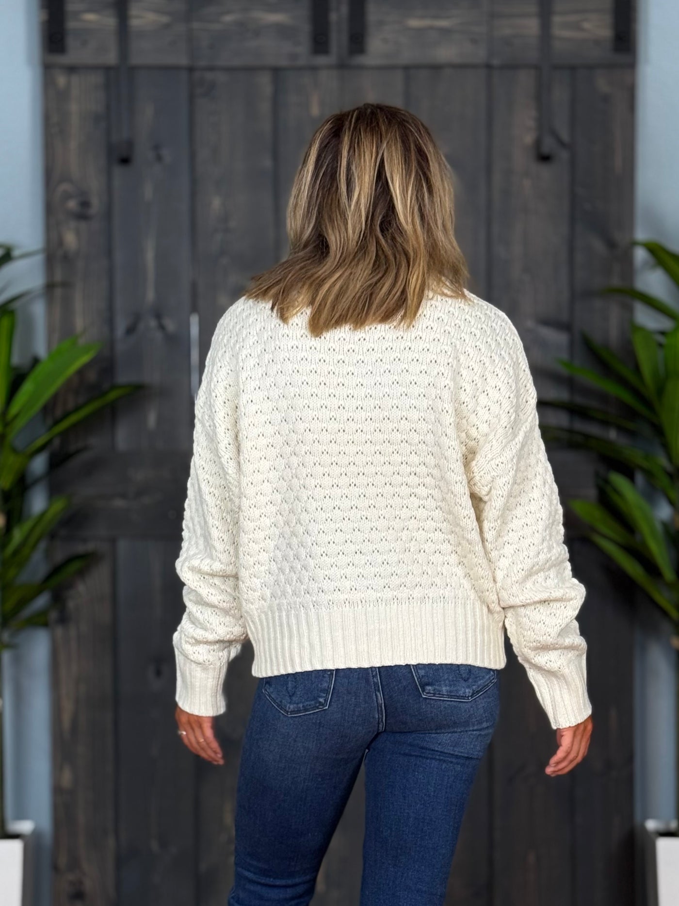 The Mentone Sweater - Cream