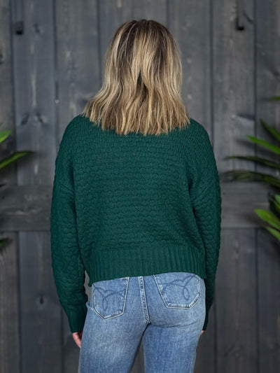 The Mentone Sweater - Dark Green