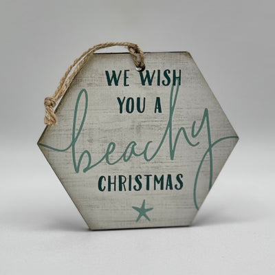 Winter Holiday Decor By Sincere Surroundings - Ornament -Beachy Christmas