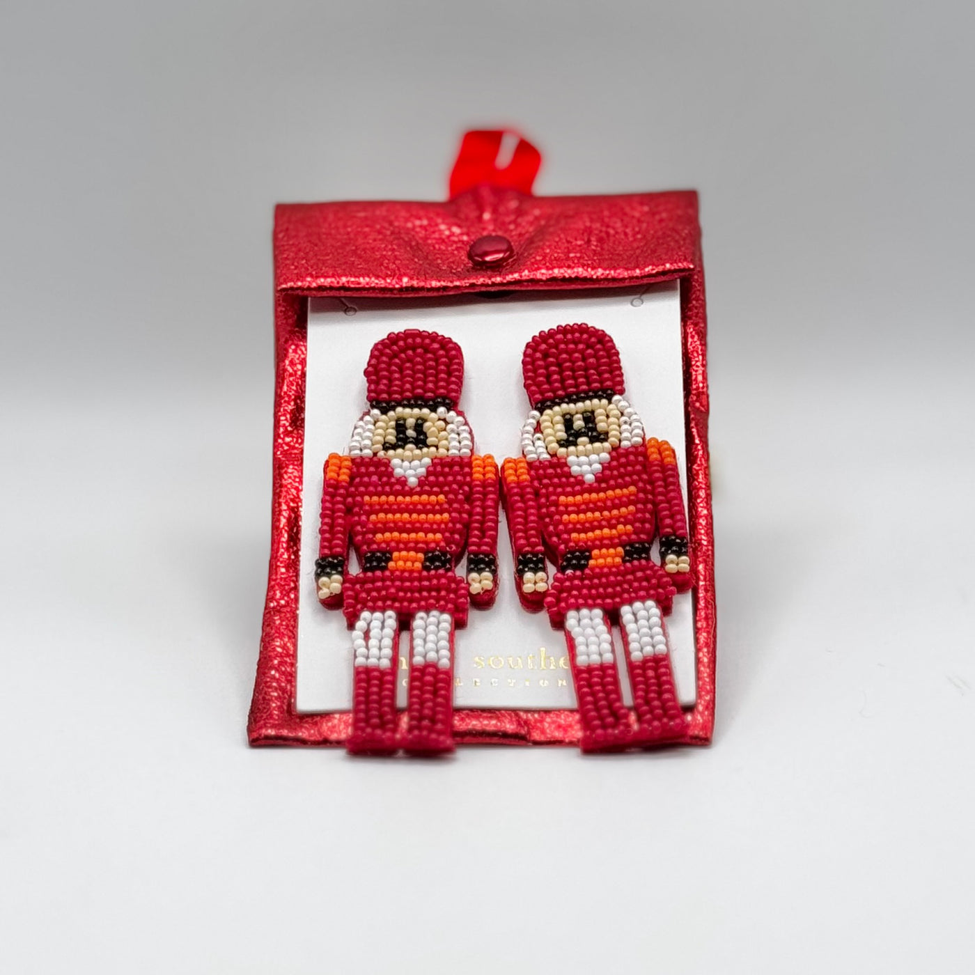 Holiday Jewelry Collection - Earrings / Holiday Nutcracker Red