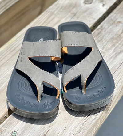 The Maggie Sandal In Grey by Aerothotics