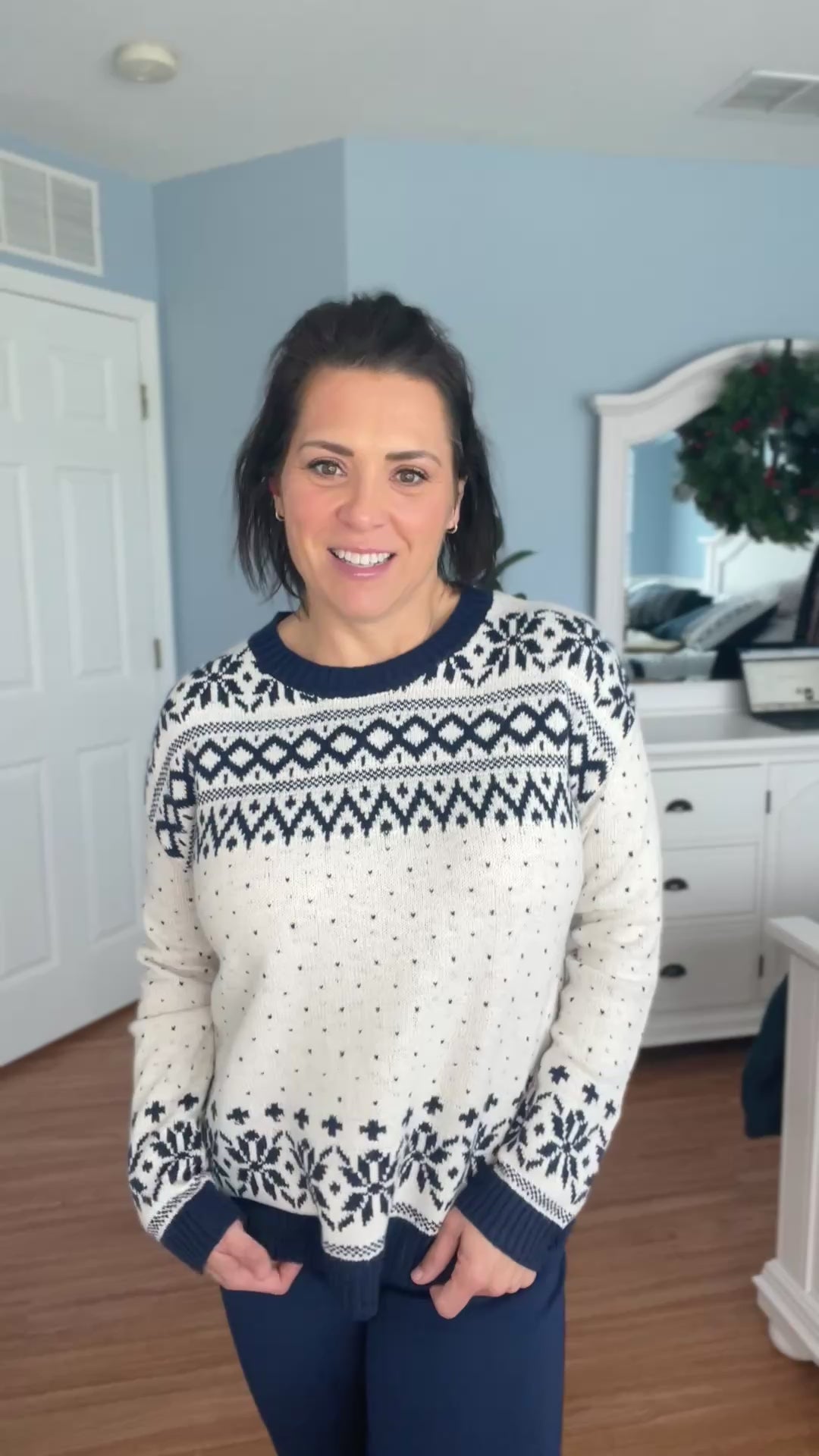 Ski Lodge Sweetheart Sweater