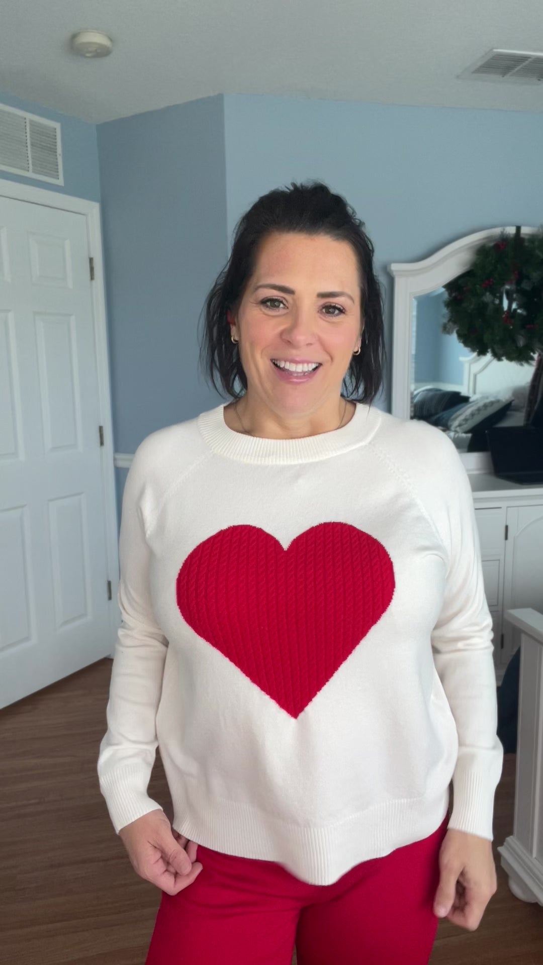 Cable To My Heart Sweater