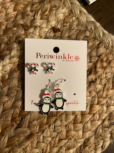 Holiday Collection by Periwinkle - Penguin & Candy Canes