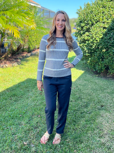 Zig Zag Sweater in Maritime By Hatley