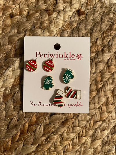 Holiday Collection by Periwinkle - Holiday Trio With Mittens