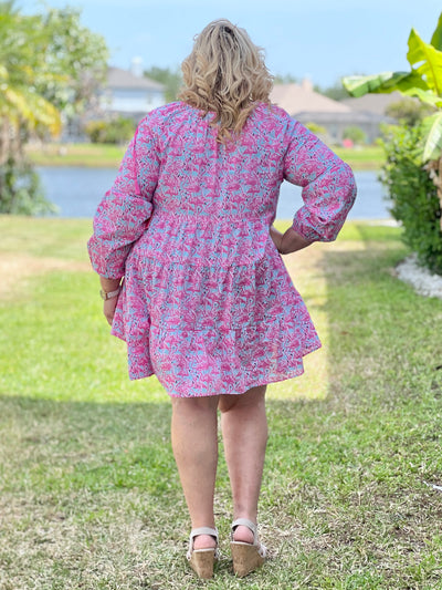 Let's Flamingle Dress By Simply Southern