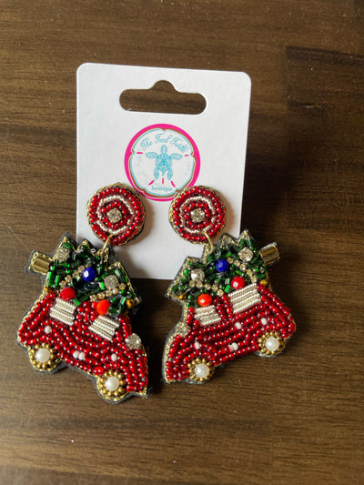 Holiday Jewelry Collection - Earrings / Beaded Car