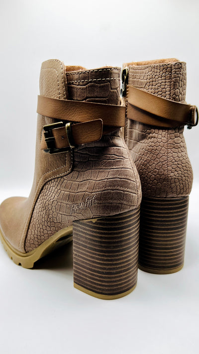 Winston Boot by Blowfish in Creamed Coffee/Mushroom